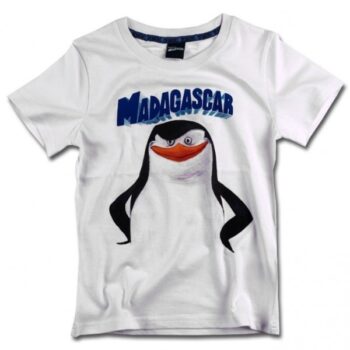 T-shirt mezza manica I Pinguini di Madagascar