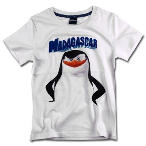 T-shirt mezza manica I Pinguini di Madagascar