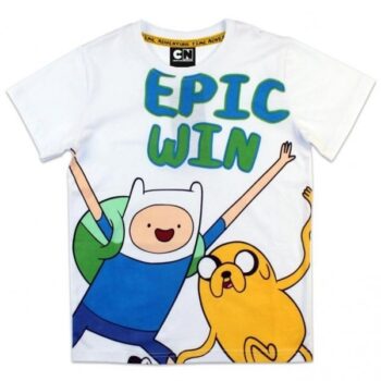 T-shirt manica corta Adventure Time Epic Win