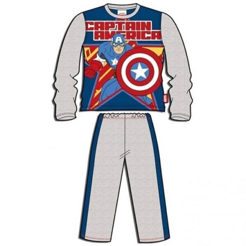 Pigiama manica lunga bimbo Avengers Capitan America