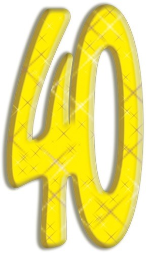 Number 40 sagoma 171 cm H