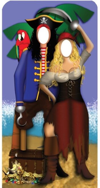 Pirate Couple Stand- In sagoma 186 cm H
