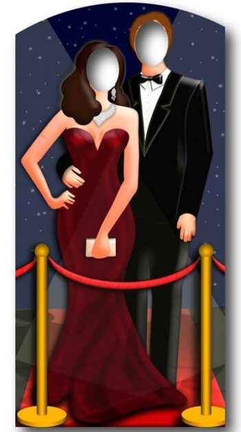 Red-Carpet/ Hollywood Couple Stand In sagoma 186 cm H