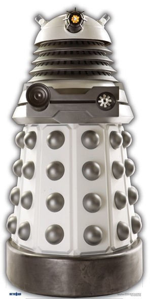 White Supreme Dalek sagoma 182 cm H