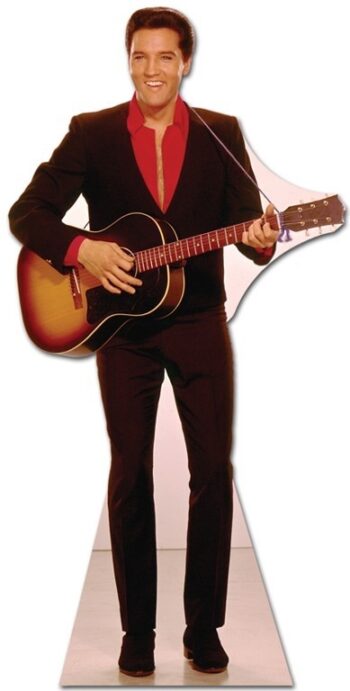 Elvis Red Shirt and Guitar sagoma 180 cm H