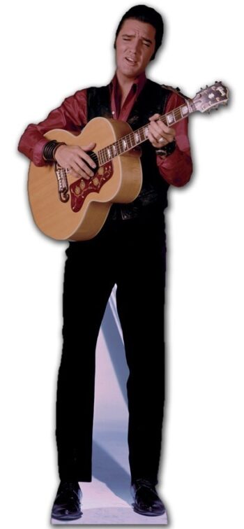 Elvis Singing with Guitar sagoma 181 cm H