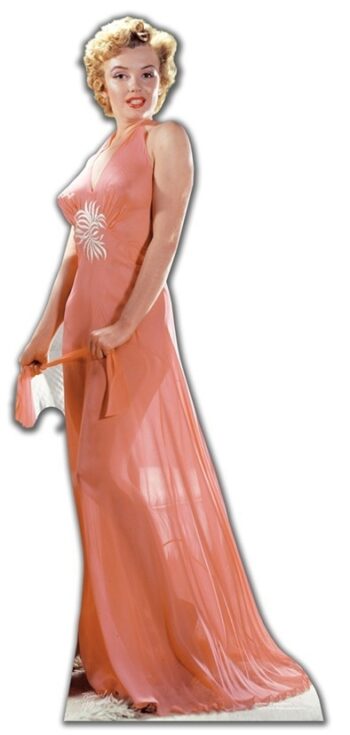 Marilyn Monroe 'Peach Night-Gown' sagoma 169 cm H