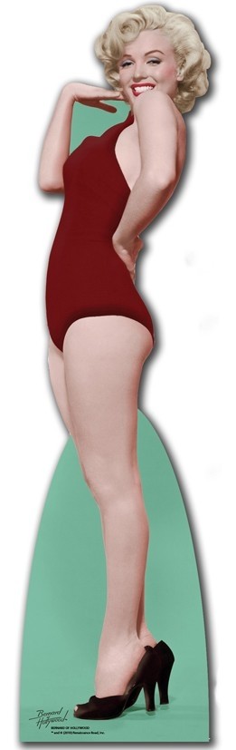 Marilyn Monroe 'Red Swim Suit' sagoma 181 cm H