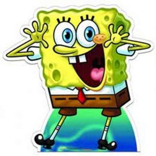 SpongeBob Squarepants 'Surprise' sagoma 95 X 99 cm