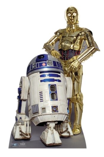 Star Wars Sagoma cartonata Droidi (R2-D2, C3P-O) 166 cm