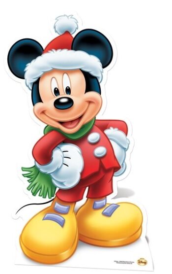 Mickey Mouse Christmas (Star Mini Cut-out) sagoma 91 X 55 cm