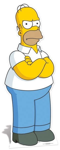 Homer Simpson sagoma 160 X 60 cm