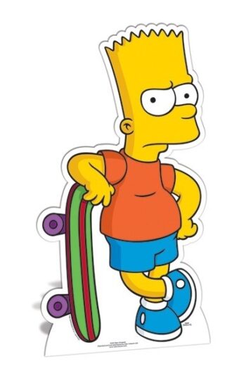 Bart Simpson (Star Mini cut-out) sagoma 90 X 49 cm