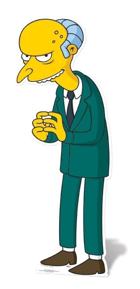 Mr Burns sagoma 155 X 60 cm