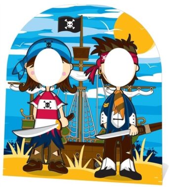 Pirati Stand In (child-sized) sagoma 120 X 103 cm