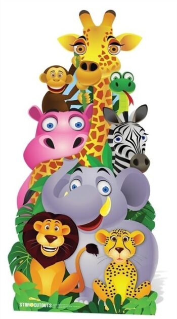 Jungle friends cut-out sagoma 160 X 78 cm