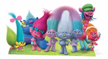 Trolls - Sagoma cartonata di gruppo 81x149cm