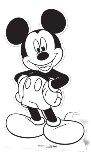 Mickey Mouse Colour-In Cutout sagoma 88 X 50 cm
