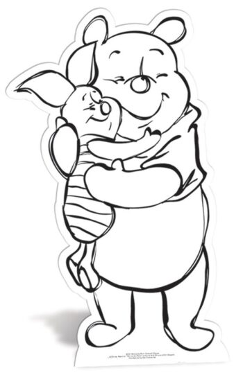 Winnie the pooh Colour-In Cutout sagoma 91 X 50 cm