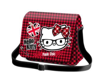 Borsa con patta Hello Kitty Punk Chic