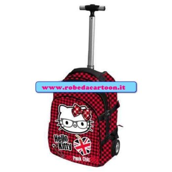 Zaino trolley elementari Hello Kitty Punk Chic