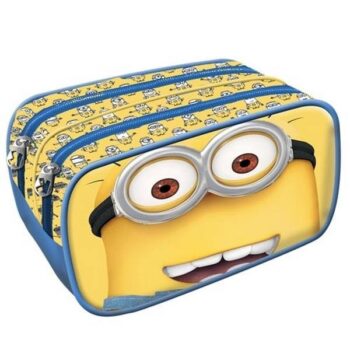 Astuccio portatutto 2 scomparti Minions Cattivissimo Me