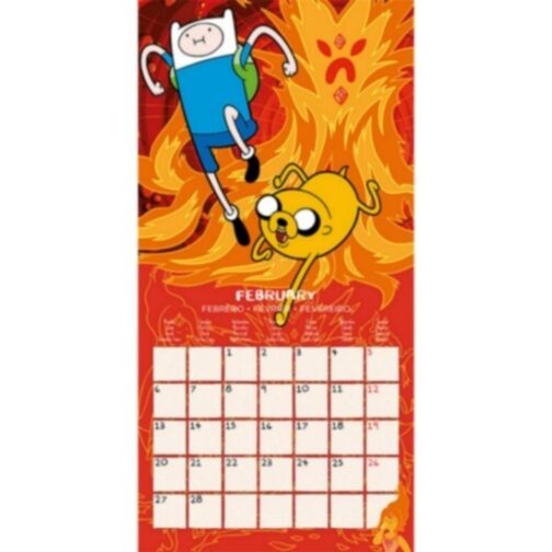 Adventure Time Calendario 2017 con poster in omaggio