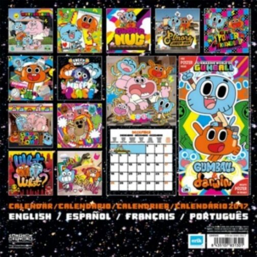 Gumball Calendario 2017 con poster in omaggio