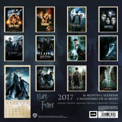 Harry Potter Calendario 2017 con poster in omaggio