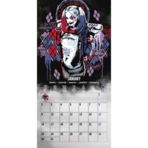 Suicide Squad Calendario 2017 con poster in omaggio