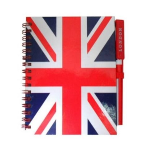 Taccuino e penna Union Jack