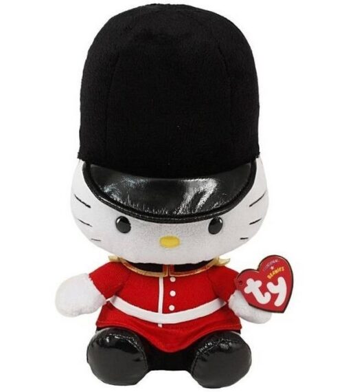 Peluche Beanie Hello Kitty Guardia della Regina