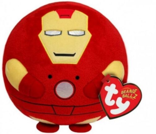 Peluche Beanie tondo Iron Man Eroi Marvel