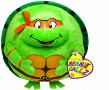 Peluche Beanie tondo Michelangelo Tartarughe Ninja