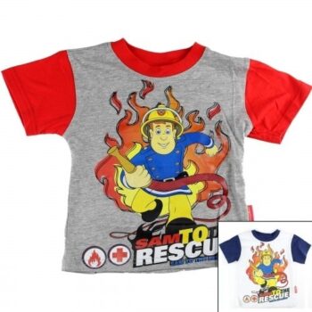 T-shirt Sam Il Pompiere 'Sam to Rescue'