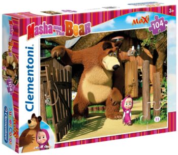 Puzzle Masha e Orso Maxi 104pz "Come play with me" Clementoni