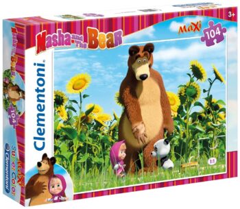 Puzzle Masha e Orso Maxi 104pz "Hi There" Clementoni