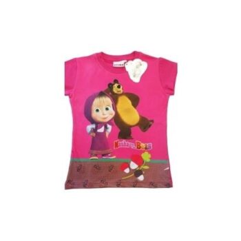 T-shirt mezza manica Masha e Orso