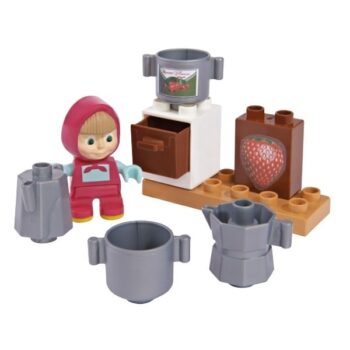 Set base costruzioni Masha e Orso: colazione con Masha