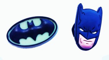 Set 2 Jibbitz per Crocs Batman