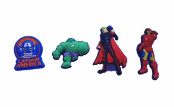 Set 4 Jibbitz per Crocs Avengers