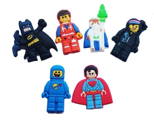 Set 6 Jibbitz per Crocs Lego Movie