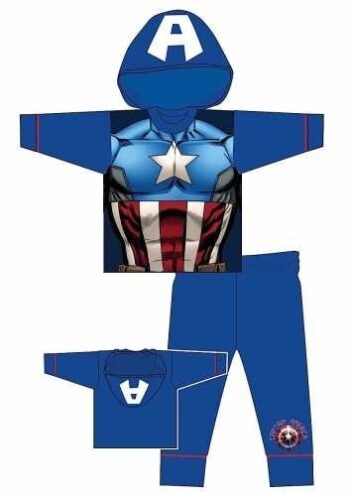 Pigiama cosplay Capitan America Marvel Avengers