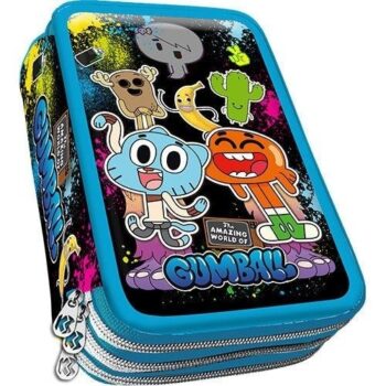 Astuccio 3 zip Gumball