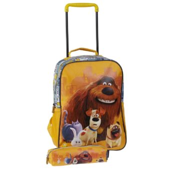 Zaino trolley e Astuccio Pets: vita da animali