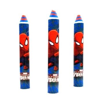 Set 12 Gomme A Forma Di Matitone di Spiderman