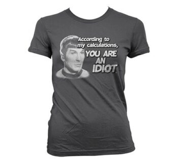 Star Trek - According To My Calculations T-shirt donna