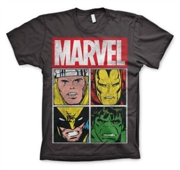 Marvel Distressed Characters T-Shirt