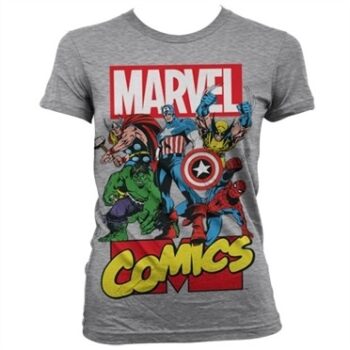 Marvel Comics Heroes T-shirt donna