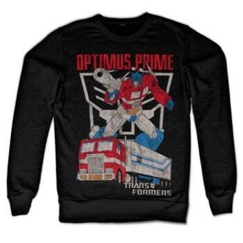 Optimus Prime Distressed Felpa